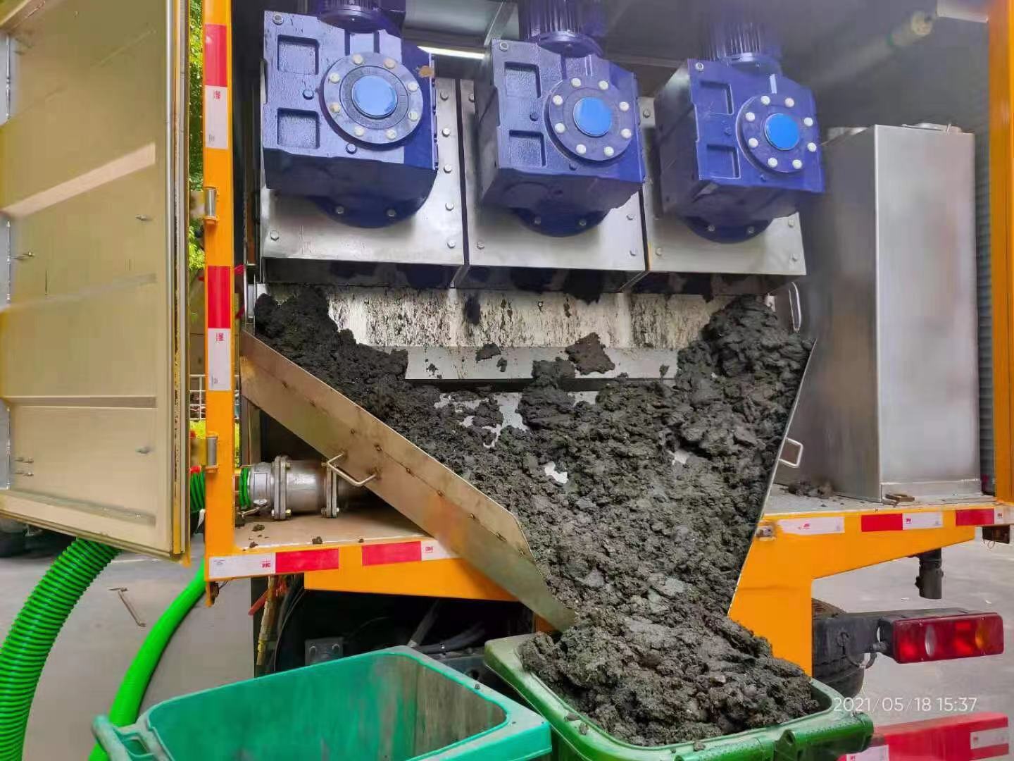 平遥化粪池清掏城市维护站-泥浆净化干湿分离处理